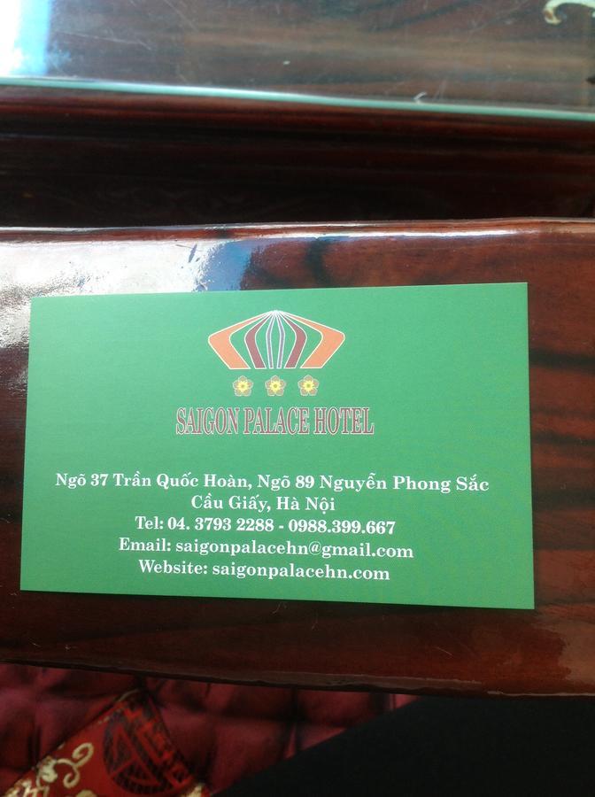 Saigon Palace Tran Quoc Hoan Hotell Hanoi Exteriör bild